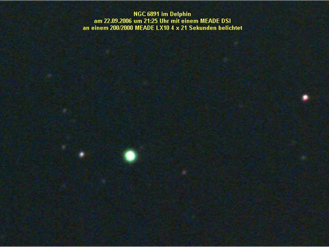 NGC 6891 - ein planetarischer Nebel im Delfin (Delphinus)