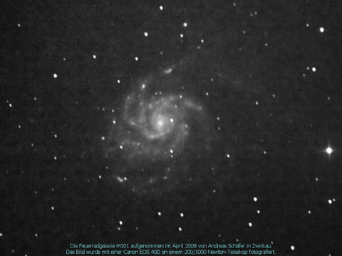 Messier 101 - die Feuerradgalaxie in der Großen Bärin (Ursa Major)
