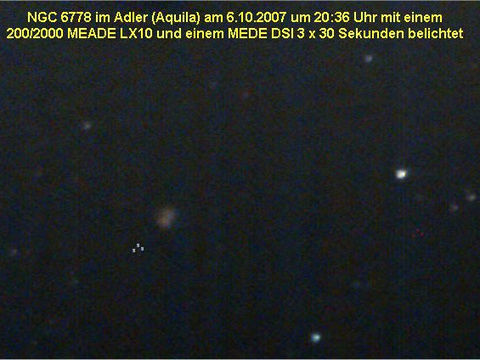 NGC 6778 - ein planetarischer Nebel im Adler (Aquila)