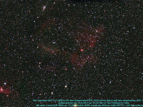 SH2-157 - ein Emissionsnebel im Cepheus