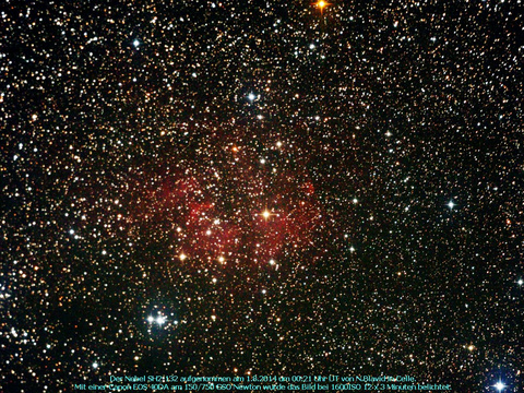 SH2-132 - ein Emissionsebel im Cepheus