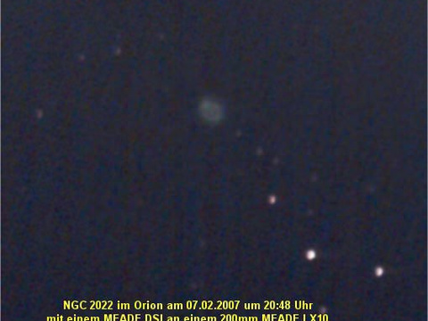 NGC 2022 - ein planetarischer Nebel im Orion