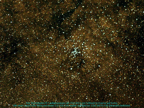 Messier 7 - Ptolemaeus Sternhaufen im Skorpion (Scorpion)
