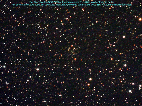 NGC 7423 - ein offener Sternhaufen im Cepheus