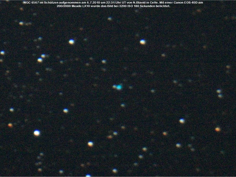 NGC 6567 - ein planetarischer Nebel im Schützen (Sagittarius)