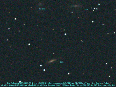NGC 5348 - Balkenspiralgalaxie in der Jungfrau (Virgo)