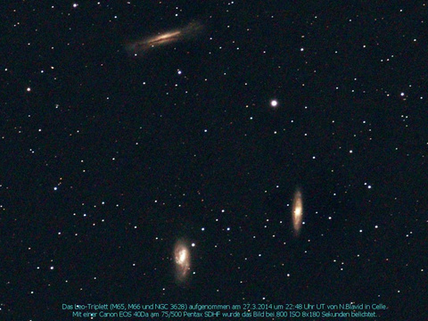 NGC 3628 - Spiralgalaxie im Löwen (Leo)