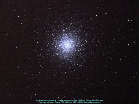Messier 13 - Kugelsternhaufen im Herkules (Hercules)