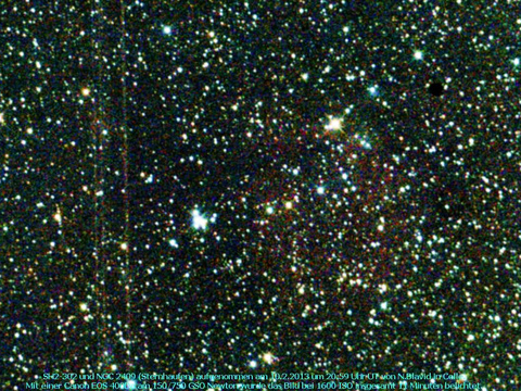 Der Schneemannnebel - ein Emissionsnebel im Achterdeck (Puppis)
