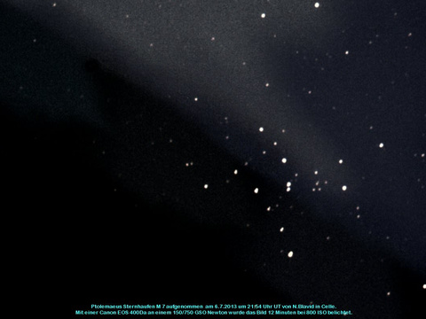Messier 7 - Ptolemaeus Sternhaufen im Skorpion (Scorpion)
